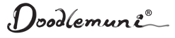 Logo of Doodlemuni with a stylized font on a white background